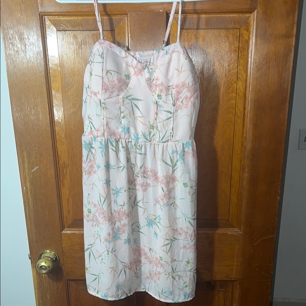 Floral Pink Kids Dress